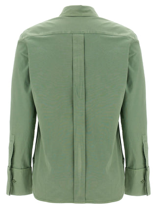 Bicolor Cotton Blouse