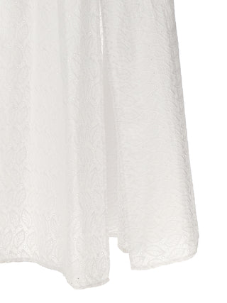 White Cotton Long Dress