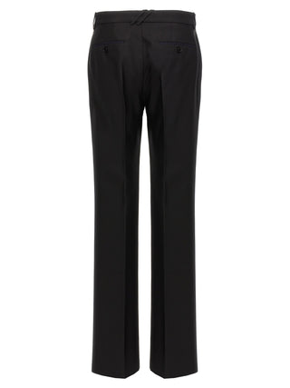 Black Virgin Wool Dress Pants