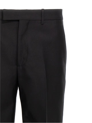 Black Virgin Wool Dress Pants