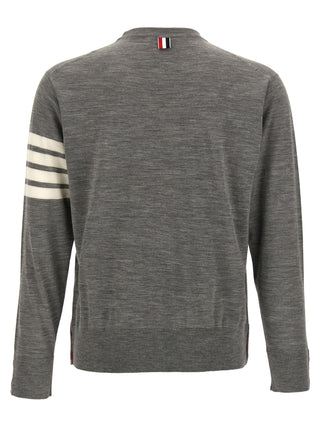 Gray Virgin Wool Cardigan