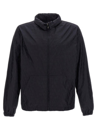 Blue Polyamide Shell Jacket
