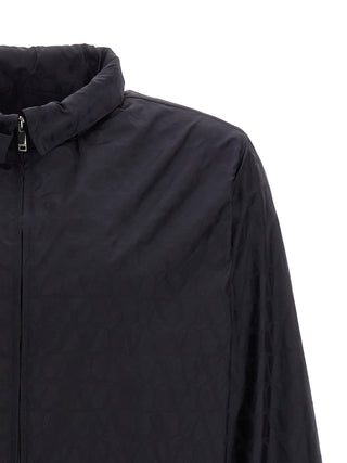 Blue Polyamide Shell Jacket