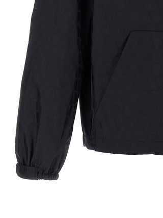 Blue Polyamide Shell Jacket