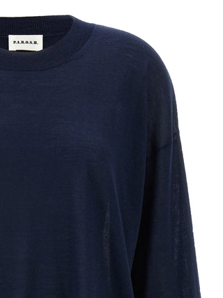 Blue Wool Cardigan