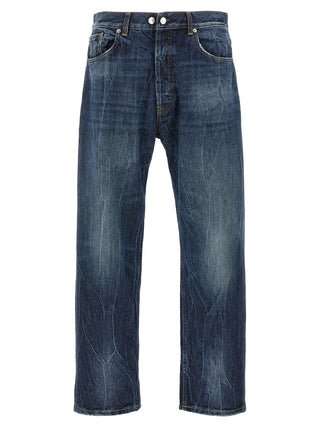 Blue Cotton Jeans Denim