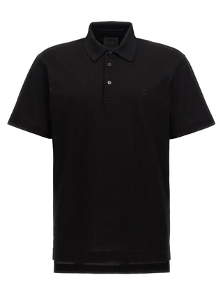 Black Cotton Polo Shirt