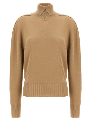 Beige Wool Cardigan