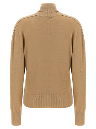 Beige Wool Cardigan