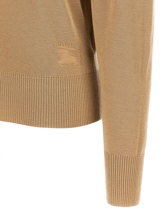 Beige Wool Cardigan