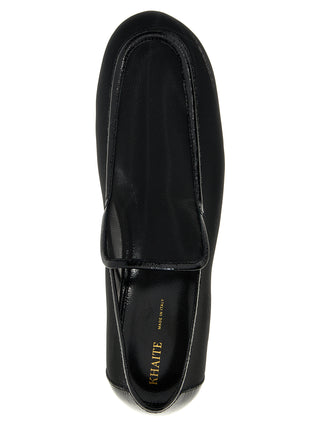 Black Polyamide Slip-On Loafers