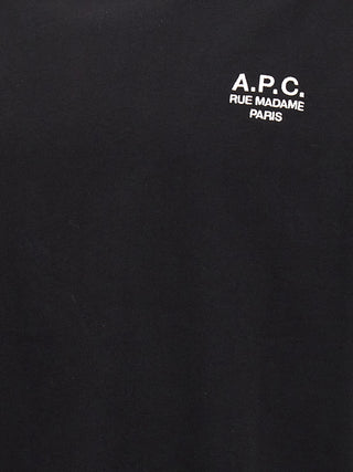 Camiseta de algodón negro