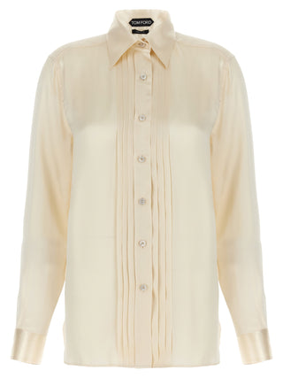 White Silk Blouse