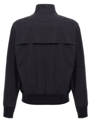 Blue Elastane Bomber