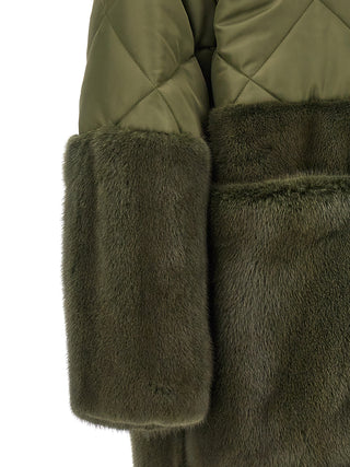 Bicolor Polyester Coat
