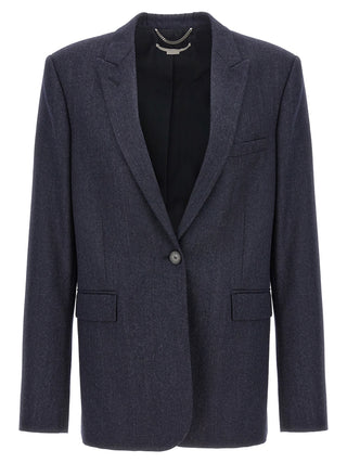 Blue Viscose Blazer