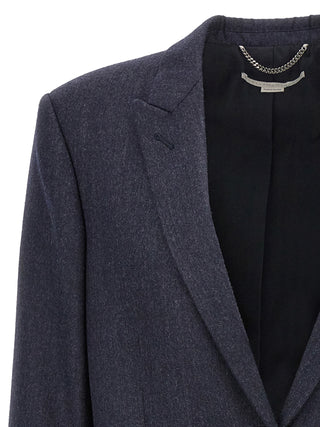 Blue Viscose Blazer