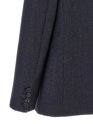 Blue Viscose Blazer