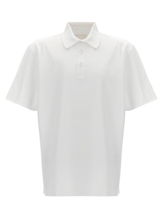 White Cotton Polo Shirt