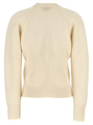White Wool Cardigan