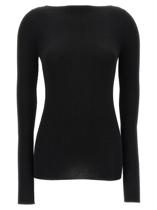 Black Wool Cardigan