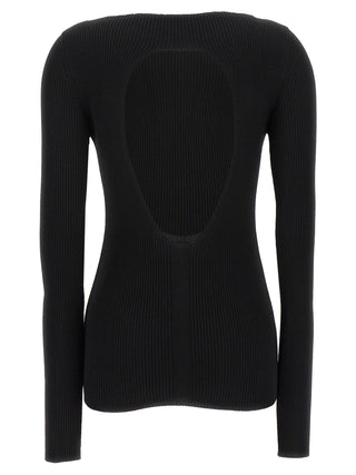 Black Wool Cardigan