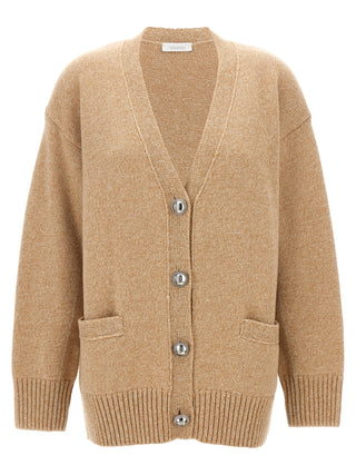 Beige Wool Cardigan