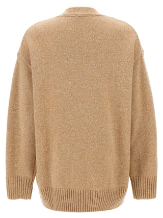 Beige Wool Cardigan