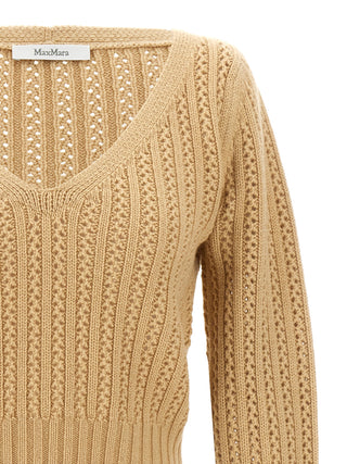 Beige Wool Cardigan