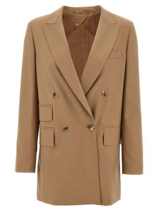 Beige Virgin Wool Blazer