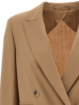 Beige Virgin Wool Blazer