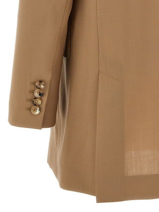 Beige Virgin Wool Blazer