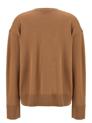 Cárdigan de lana beige