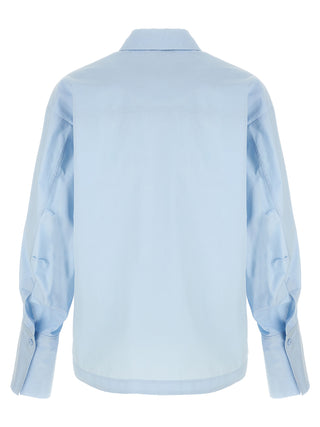 Blue Cotton Blouse