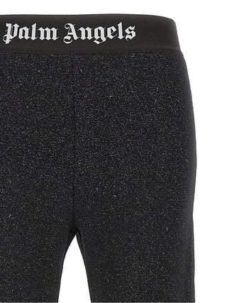 Black Viscose Flared Pants