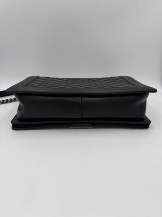 Bicolor Leather Handbag