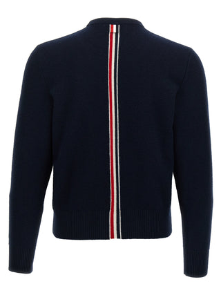 Blue Virgin Wool Cardigan