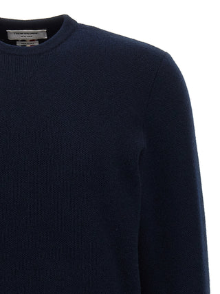 Blue Virgin Wool Cardigan