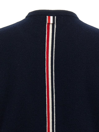 Blue Virgin Wool Cardigan