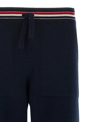Pantalones jogger azules de cachemira (pantalones de entrenamiento)