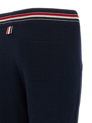 Pantalones jogger azules de cachemira (pantalones de entrenamiento)