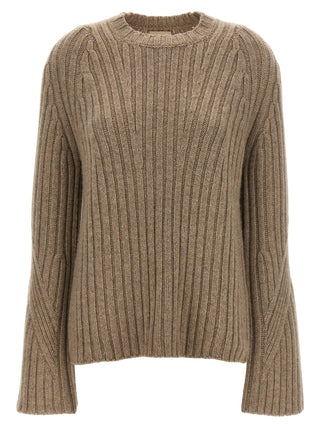 Beige Cashmere Cardigan