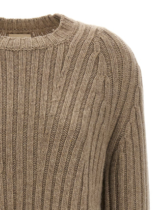 Beige Cashmere Cardigan