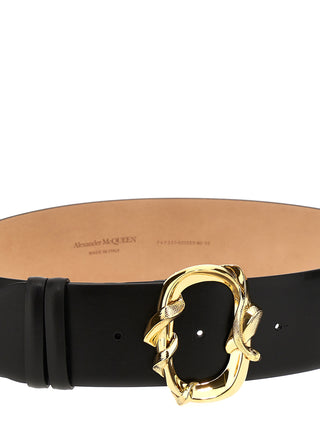 Black Cowhide Regular Belt