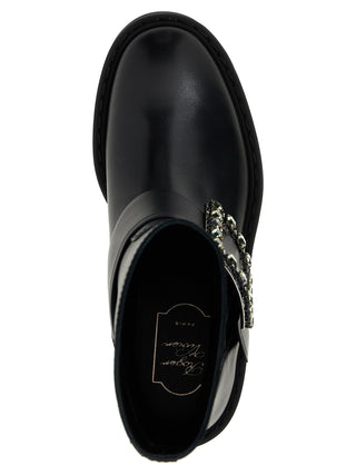 Botines negros de piel de becerro