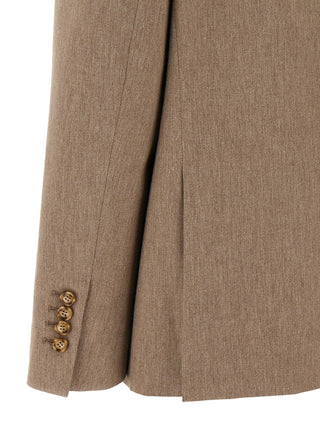 Beige Viscose Blazer
