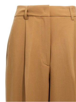 Brown Polyester Pants