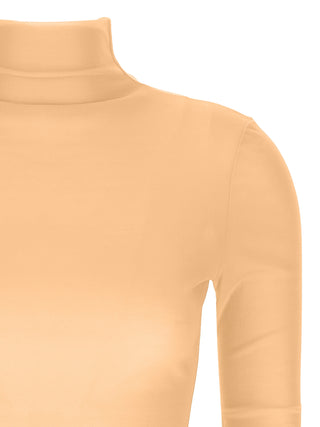 Multicolor Silk Turtleneck
