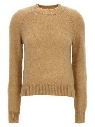 Cárdigan de lana beige