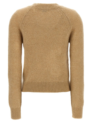 Cárdigan de lana beige